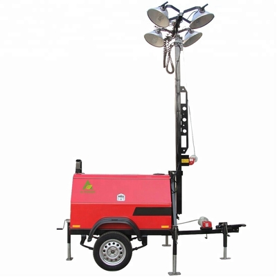 Weatherproof Long Lifespan Portable Light Tower 110/220V