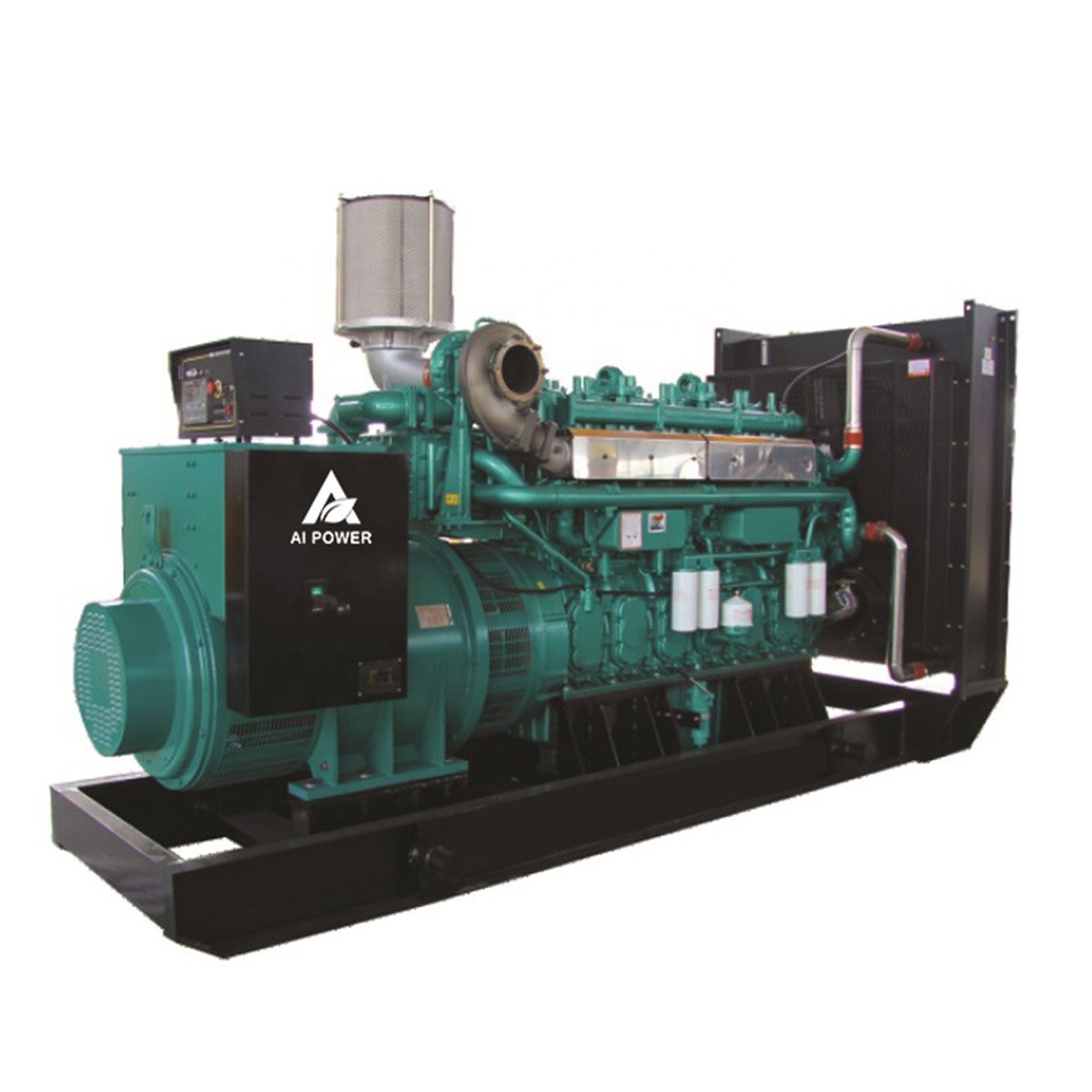 3 Phase Whole House Chinese Diesel Generator  ISO9001 800A Synchronization 485 KW
